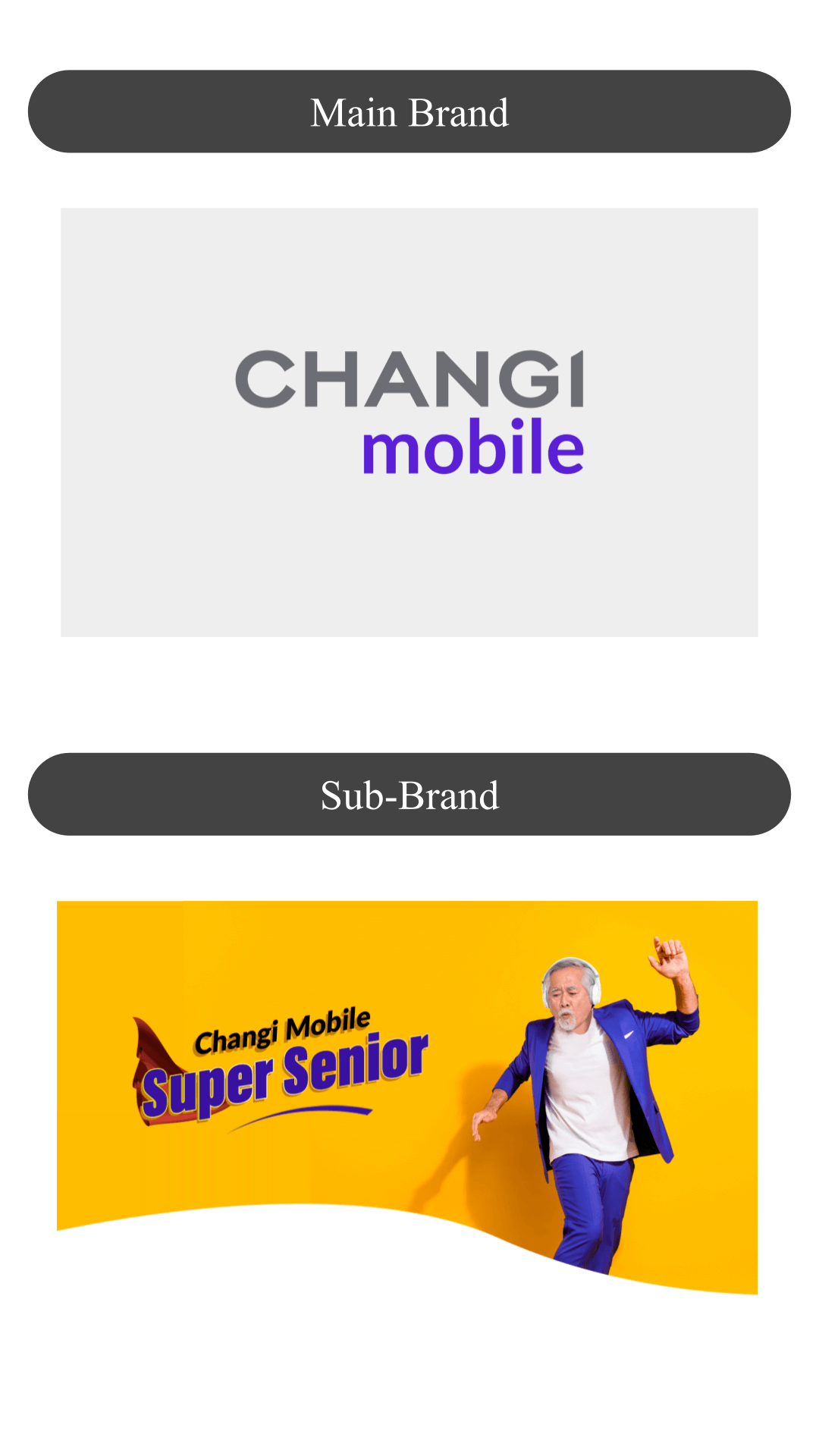 Changi Mobile and it's sub-brand Changi Mobile Super Senior